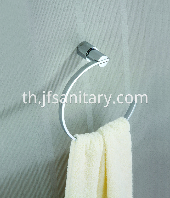 Semi Closed Brass Towel Ring Of Bath Room